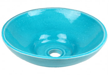 vasque a poser design bleu
