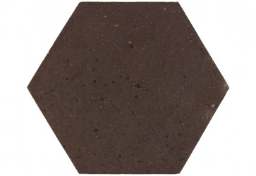tomette hexagonale noire
